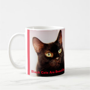 Black Cats Are Beautiful Coffee Mug (version 2)