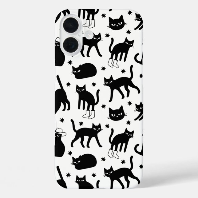 Black Cats Case-Mate iPhone Case (Back)