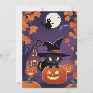 Black Cat's Charm – Halloween Gift Card  