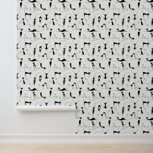 Black Cats Design Wallpaper