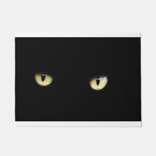 Black Cat's Eyes Doormat