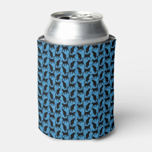 Black Cats Happy Halloween Kitten Lover Space Can Cooler