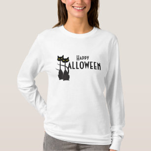 Black Cats Happy Halloween T-Shirt