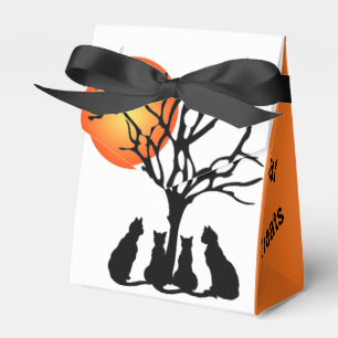 Black Cats In The Moonlight Favour Box