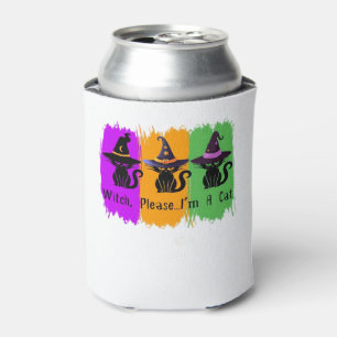 Black Cats In Witch Hats Essential T-Shirt Can Cooler