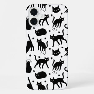 Black Cats iPhone 16 Plus Case
