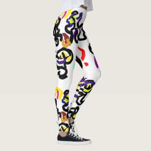 Black  Cats party Leggings