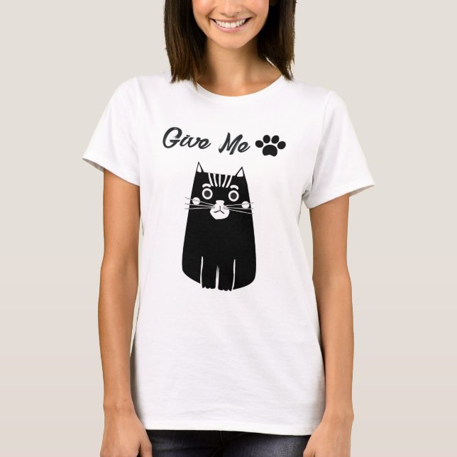 Black Cats Rule T-Shirt (Front)