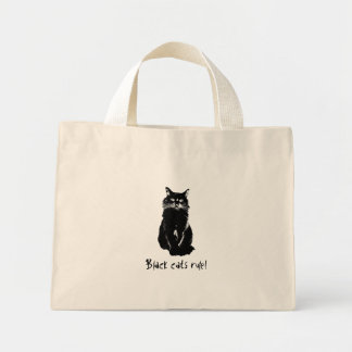 Black Cats Rule Tote Bag
