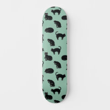 Black Cats Seamless Pattern