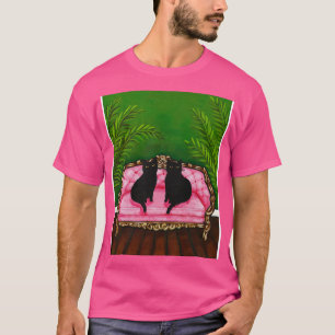 Black Cats Vintage Settee T-Shirt