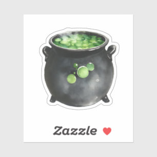 Black Cauldron Green Bubbling