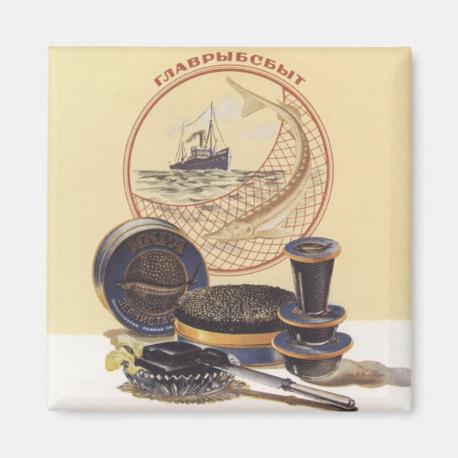 Black Caviar Magnet (Front)