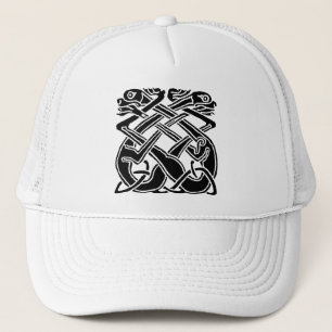 Black Celtic Dogs Trucker Hat