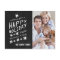 BLACK CHALKBOARD HOLIDAY PHOTO POSTCARD