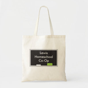 Black Chalkboard Homeschool Co Op Tote Bag
