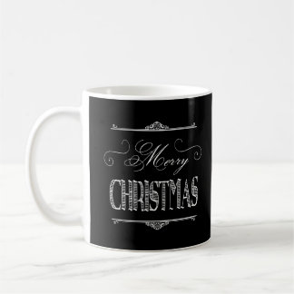 Black Chalkboard Merry Christmas Mug