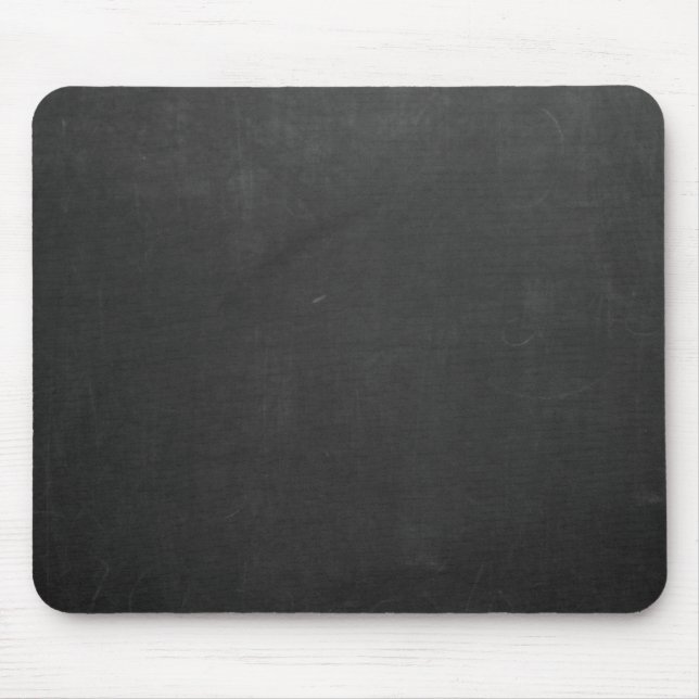Black Chalkboard Personalised Mouse Mat (Front)