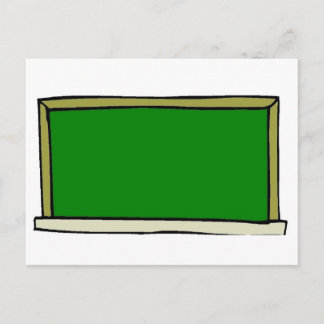 Black Chalkboard Postcard