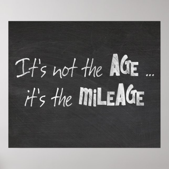 black chalkboard with quote poster (Front)