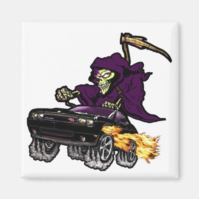 Black Challenger R/T Magnet (Front)