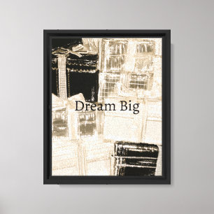 Black Champagne Gold Glam Gifts Canvas Print