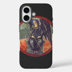Black Cherubim angel iPhone 16 Case