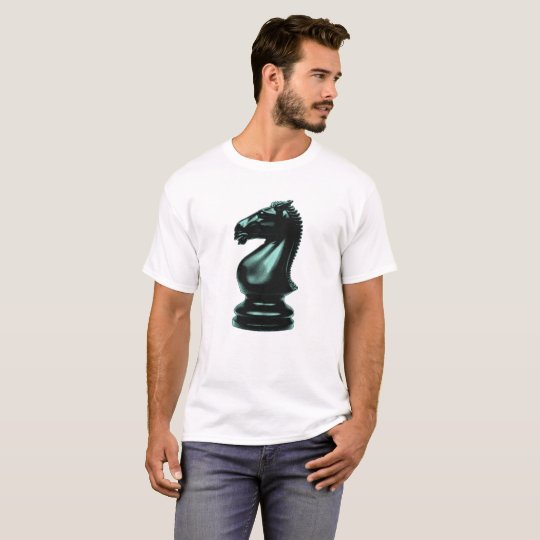 Black Chess Knight T-Shirt