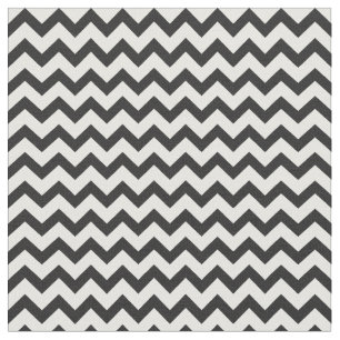 Black Chevron Fabric