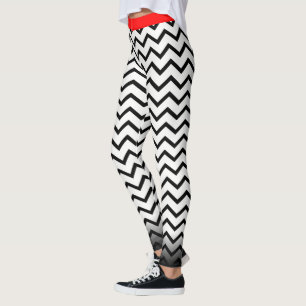 Black Chevron on your Col. Leggings