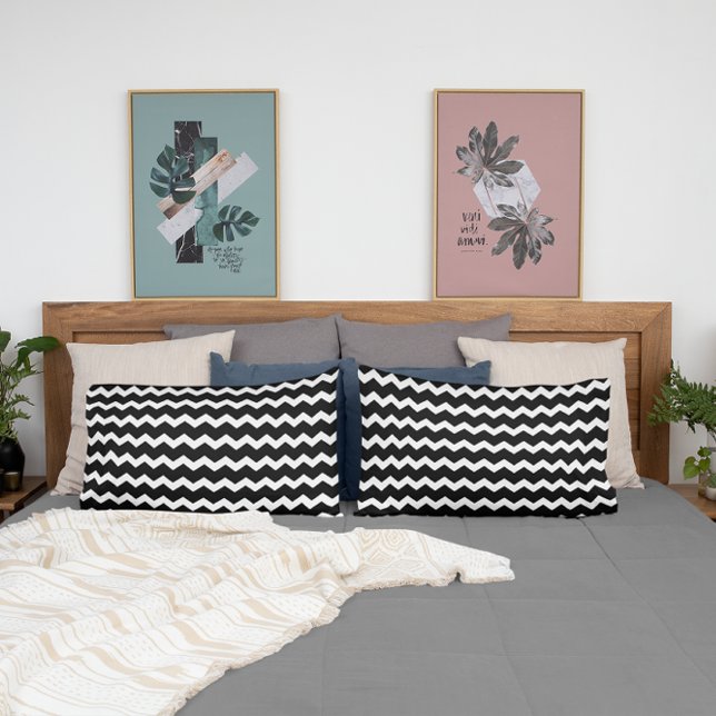 Black Chevron Pillowcase (Creator Uploaded)
