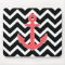 Black Chevron Pink Anchor