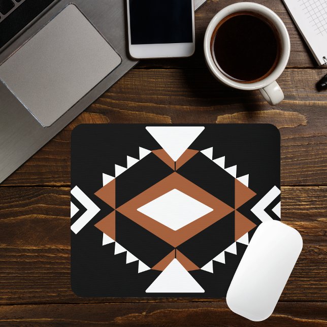 Black-Chic Ethnomuster Mauspad Schwarz Mouse Mat (Creator Uploaded)