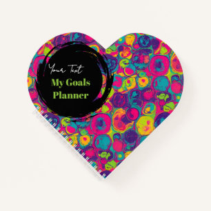 Black Chic Multicolor Notebook