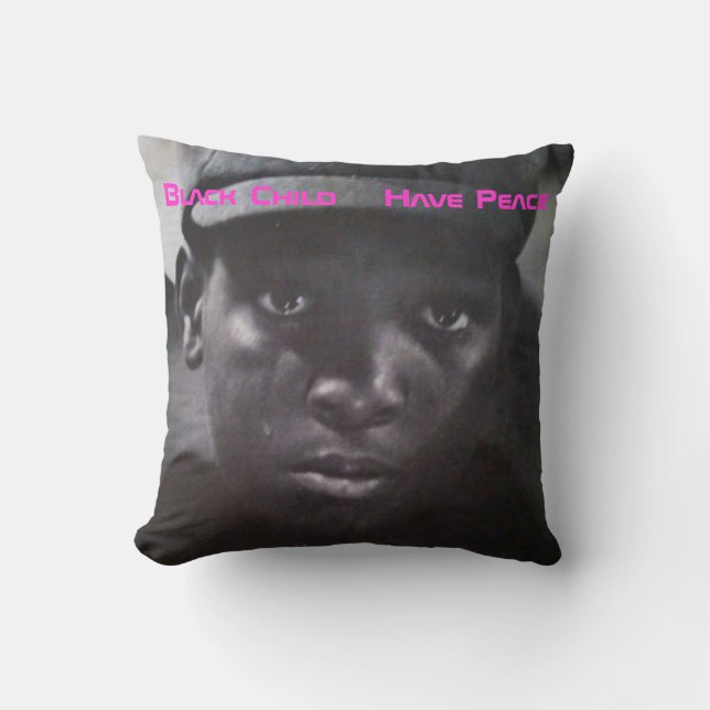 Black Child Cushion (Front)