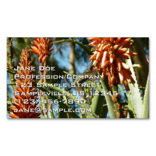 Black-Chinned Hummingbird in Flight Magnetic Business Card