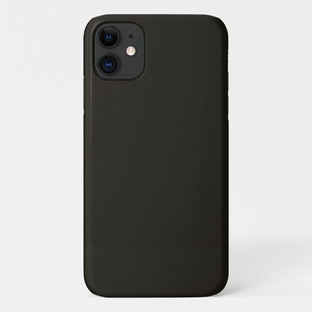 Black chocolate (solid colour)  Case-Mate iPhone case (Back)