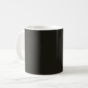 Black chocolate (solid colour)  coffee mug