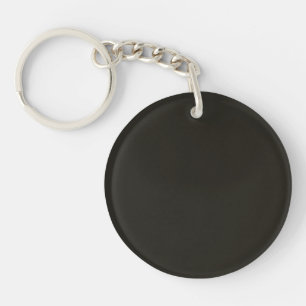 Black chocolate (solid colour) 	 key ring