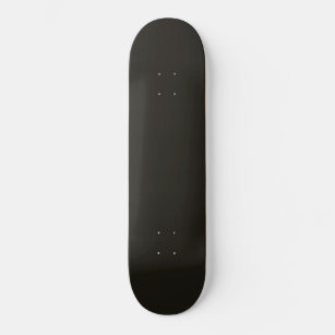 Black chocolate (solid colour)  skateboard