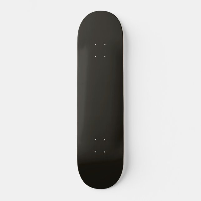 Black chocolate (solid colour)  skateboard (Front)