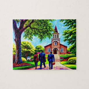 Black Christian Art 110-Piece Puzzle