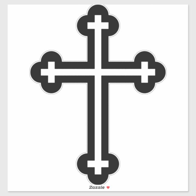Black Christian cross (Sheet)