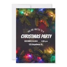 BLACK CHRISTMAS Invitation