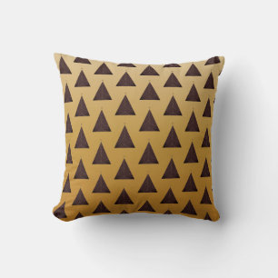 Black Christmas Tree, Yellow Gold Cushion