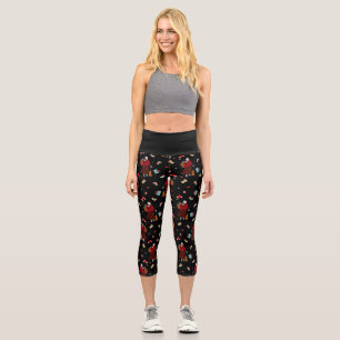 black christmas witch befana gothmas capri leggings