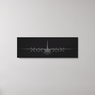 Black Chrome Herk Canvas Print