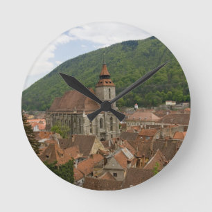 Black Church (Biserica Neagra) Brasov, Romania Round Clock