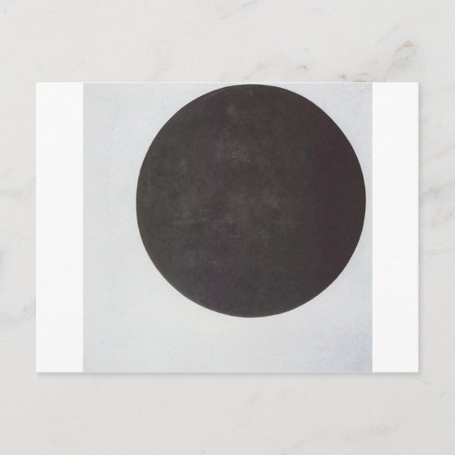 Black Circle by Kazimir Malevich Postcard (Front)