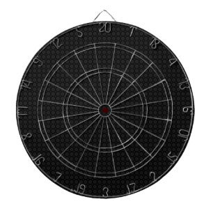 Black Circle Print Cool Dartboard Dart Board